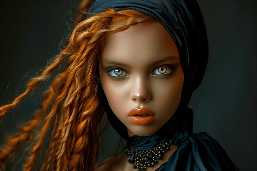 Bright eyes - girl portraits by Ton Kuijpers