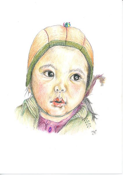 Child of the steppe by Marian van der Veen-Niemeijer