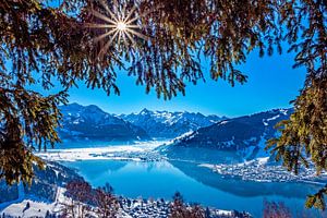 La magie de l'hiver au lac de Zell