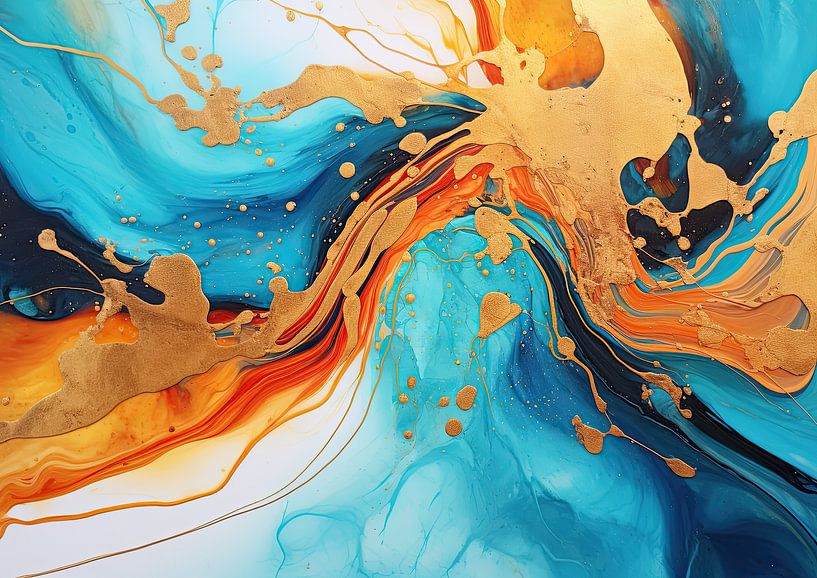 Abstract 5992 van Abstract Schilderij
