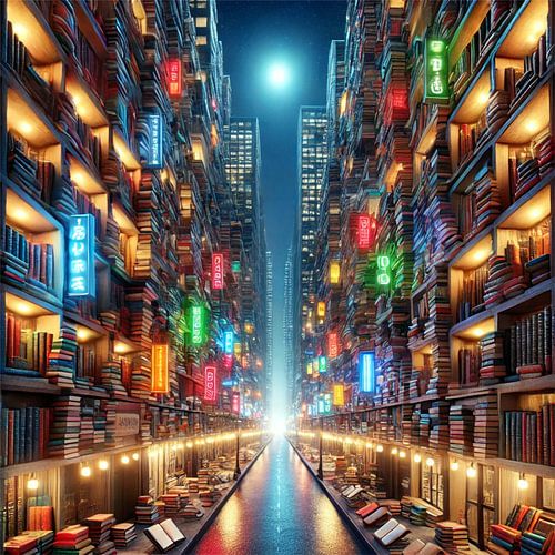 Stadt aus Geschichten – Die Bibliothek der Zukunft von Eric Nagel