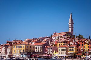 Blick auf die Stadt Rovinj in Kroatien an der Adria