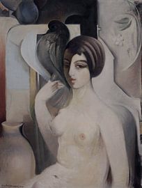 Vrouw met een duif, Sarkis KATCHADOURIAN - 1928-29 van Atelier Liesjes