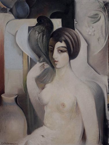 Vrouw met een duif, Sarkis KATCHADOURIAN - 1928-29
