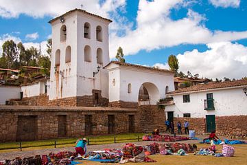 Markt in Chinchero, Peru von Peter Apers