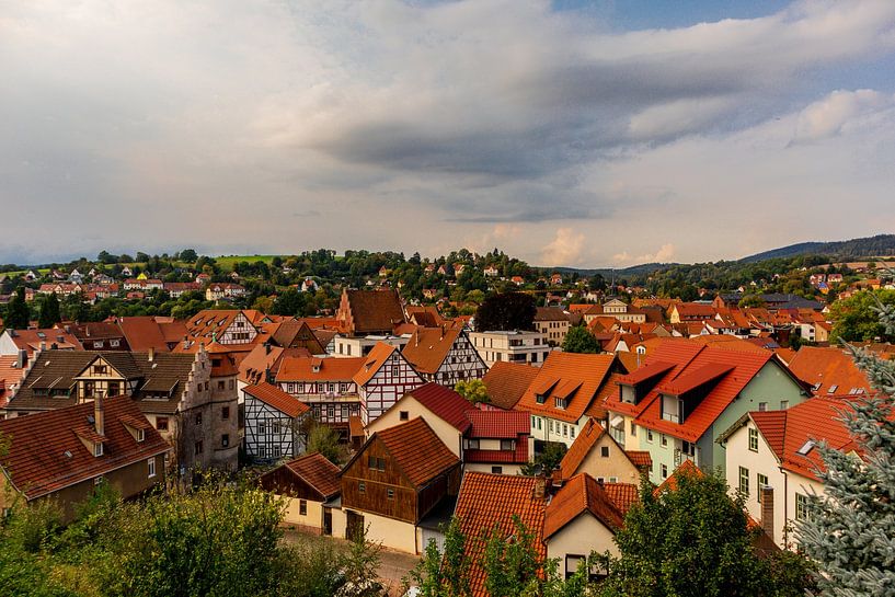 On the way in the city centre of Schmalkalden by Oliver Hlavaty