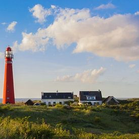 Sunny coast lighthouse Schiermonnikoog by Joris Beudel