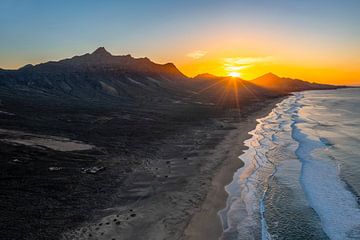 Strand bei Sonnenuntergang von Markus Lange