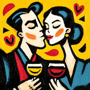 Küsse und Wein