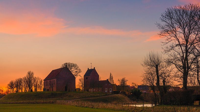 Sonnenaufgang in Ezinge von Henk Meijer Photography