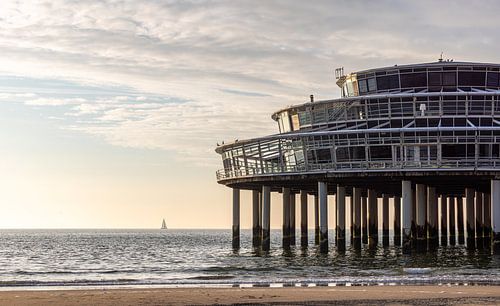 Zonsondergang bij de Pier van Scheveningen