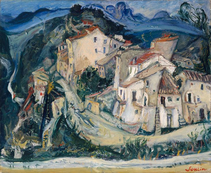View of Cagnes, Chaim Soutine by Masterful Masters