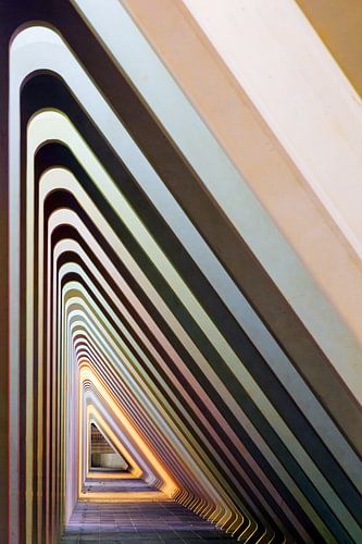 Abstract driehoeken perspectief Luik