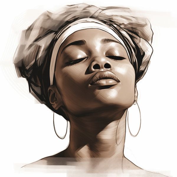 African woman by Black Coffee