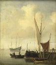 Harbour view, Willem van de Velde (II) by Masterful Masters thumbnail