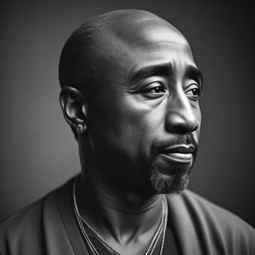 Tupac Shakur im Alter von 53 Jahren von Gert-Jan Siesling