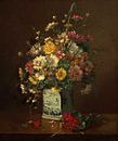 Stilleven met bloemen, Eugène Petit van Meesterlijcke Meesters thumbnail