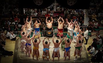 Dohyō-iri sumo ceremony van BL Photography