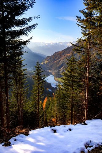 Uitzicht over het dal