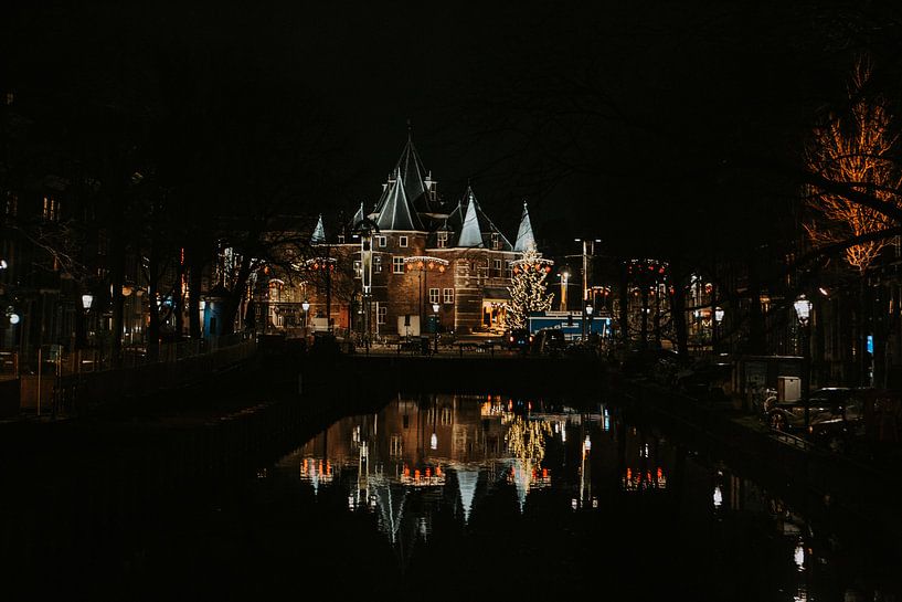 Amsterdam dans la nuit par Lindy Schenk-Smit