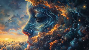 Kosmische Contemplatie - Het Gelaat van het Universum van Eva Lee