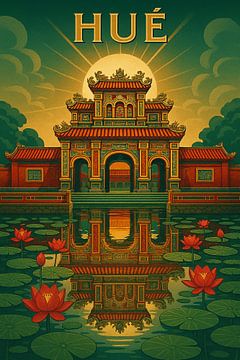 Hue Imperial Majesty - Lotus Reflections & Ancient Gates