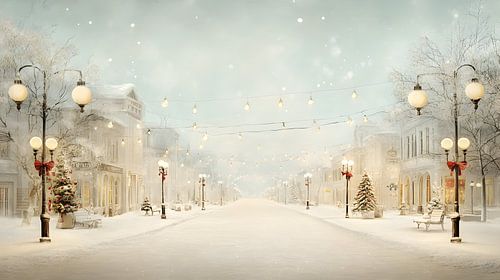 Lichtjes in de winterstad