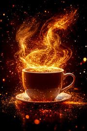 dynamique Tasse de café ou de cappuccino sur Egon Zitter