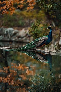 Peacock by Poster Art Shop