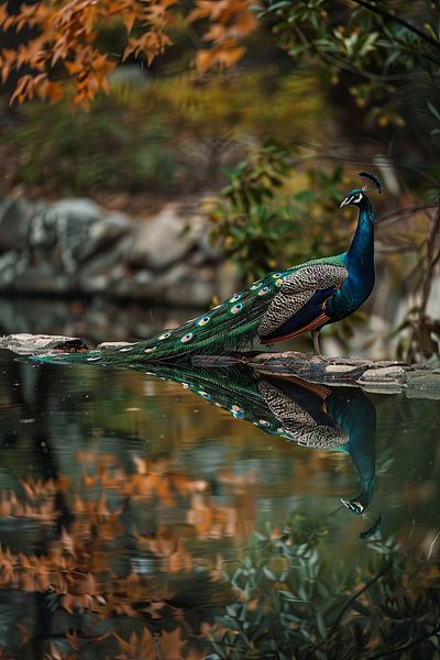 Peacock by Poster Art Shop