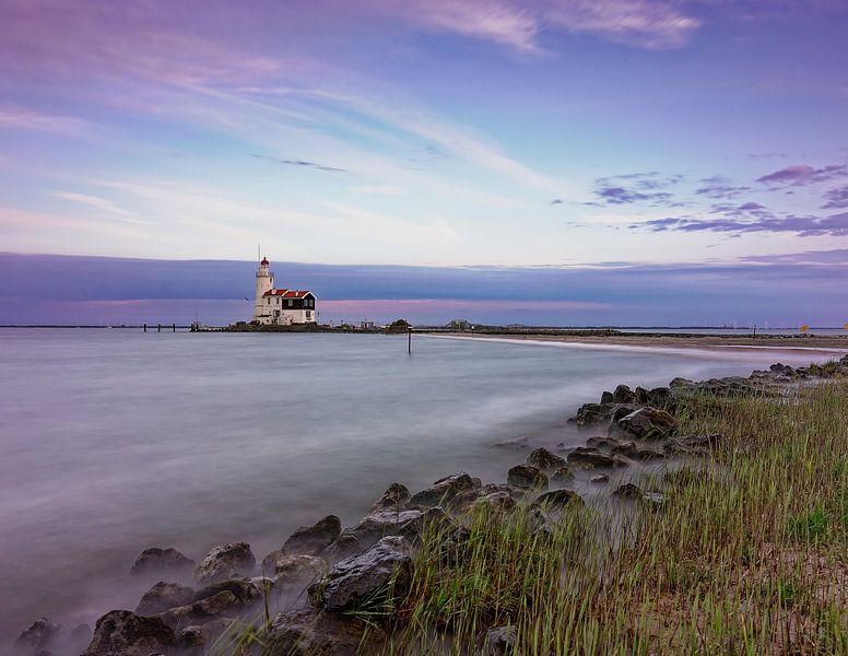 Horse of Marken lighthouse by Angel Flores
