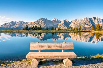 Favoriete plek in het Kaisergebergte bij Ellmau Scheffau van Voss Fine Art Fotografie