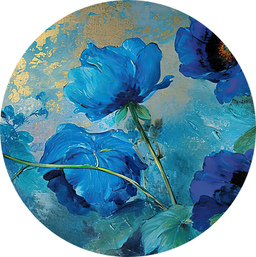 Bloemen |  Blauwe Bloemen van Blikvanger Schilderijen