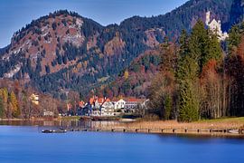 Late autumn at the Alpsee in Hohenschwangau