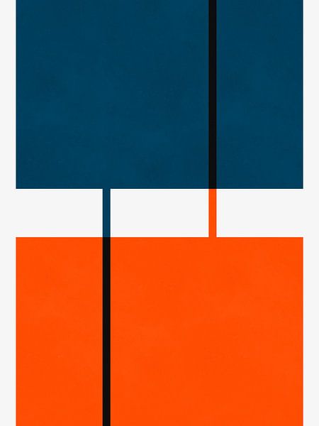 Overlappende vormen 5 van Vitor Costa