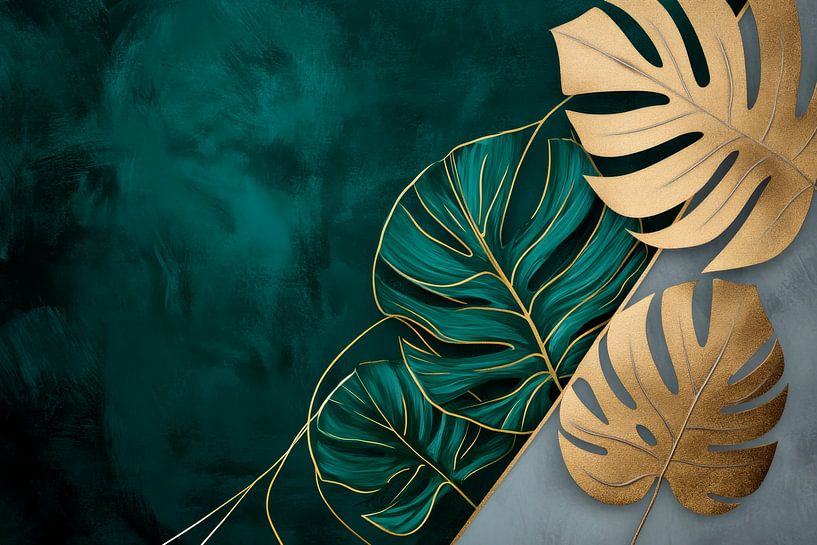 Tropical leaves by Poster Art Shop