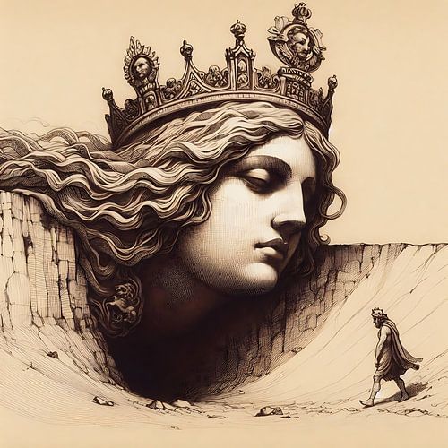 Königin und kleiner König