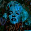 Marilyn Monroe Blue Love Pop Artvon Felix von Altersheim