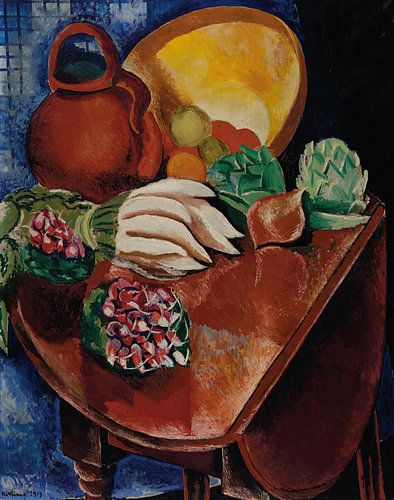 Moïse Kisling - Pineapple and jug (1919)