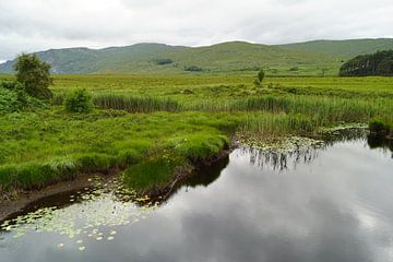 Glenveagh National Park ligt in County Donegal, Ierland.