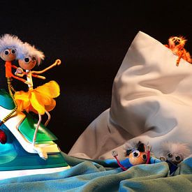 Fubby in de iconische Fimscene van de Titanic. van Sailographic Paula