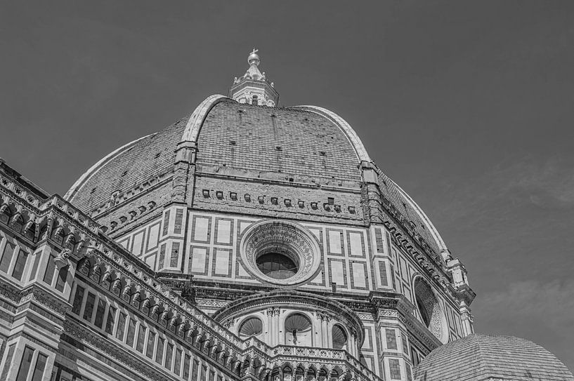 Cathedral of Florence (Black and white) by Jari L.