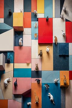 De Katten van Mondriaan van Arjen Roos