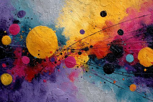 Art with colour abstract