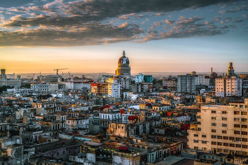 Skyline La Havane, Cuba par Harmen van der Vaart