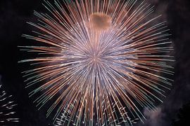 Feuerwerk in Japan von Jordy Blokland