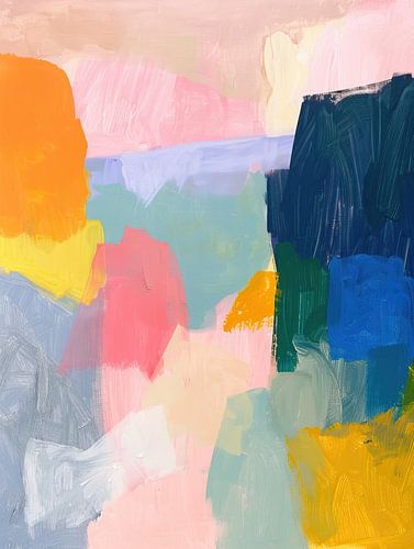 Peinture paysage Japandi