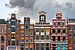 Grachtenpanden Amsterdam von Dennis van de Water