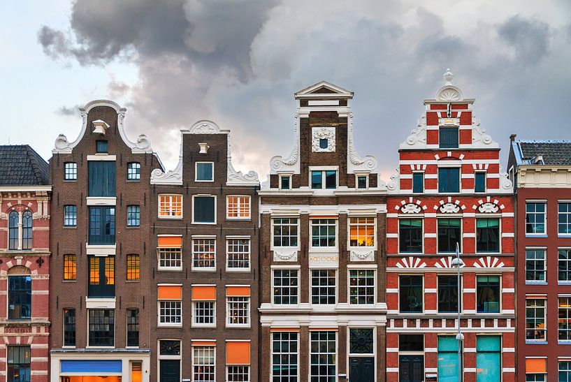 Grachtenpanden Amsterdam par Dennis van de Water