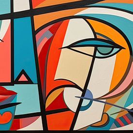 Picasso Stück Nr. 54.55 von ARTEO Gemälde